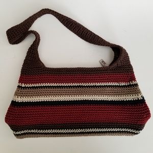 The Sak Crocheted Striped Shoulder Bag